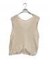 SHENERY (シーナリー) コットンリネンノースリーブニット ベージュ サイズ:F：5000円