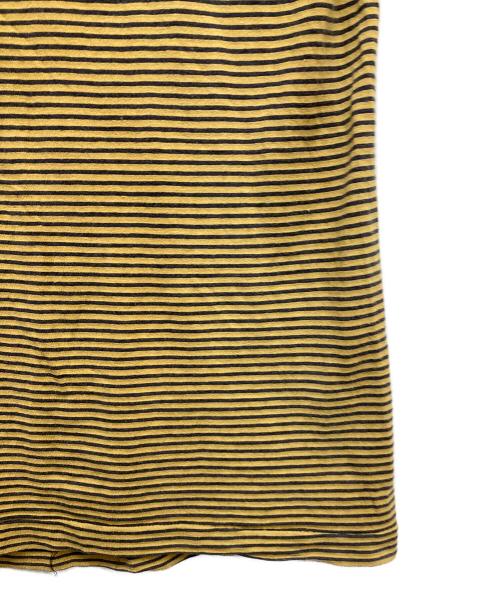 POLO RALPH LAUREN（ポロ・ラルフローレン）POLO RALPH LAUREN (ポロ・ラルフローレン) ボーダーTシャツ イエロー サイズ:Lの古着・服飾アイテム
