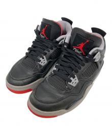 NIKE（ナイキ）の古着「GS Air Jordan 4 'Military Black'」｜ブラック