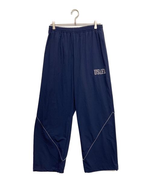 CALIFORNIA SPORTWEAR（カリフォルニア スポーツウェア）CALIFORNIA SPORTWEAR (カリフォルニア スポーツウェア) B.C STOCK (ビーシーストック) ナイロンパンツ ネイビー サイズ:Lの古着・服飾アイテム