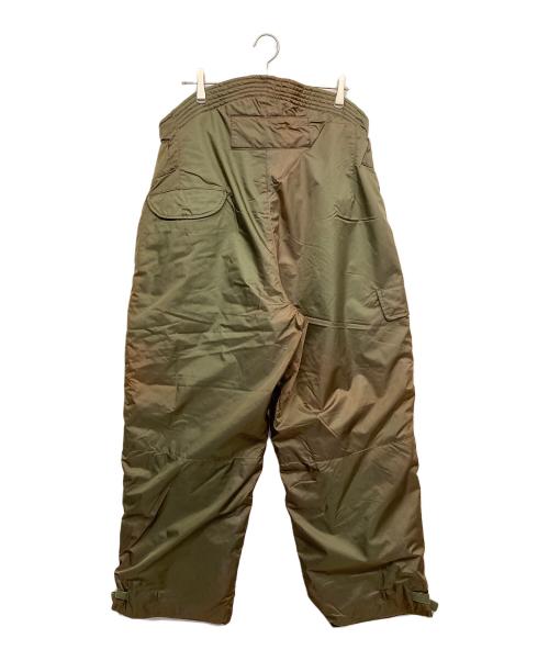 U'S NAVY（アメリカ海軍）U'S NAVY (ユーエスネイビー) NAVY DEPARTMENT (ネイビーデパートメント) サブマリンミリタリーデッキパンツ グリーン サイズ:不明（印字消）の古着・服飾アイテム