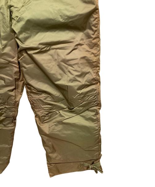 U'S NAVY（アメリカ海軍）U'S NAVY (ユーエスネイビー) NAVY DEPARTMENT (ネイビーデパートメント) サブマリンミリタリーデッキパンツ グリーン サイズ:不明（印字消）の古着・服飾アイテム