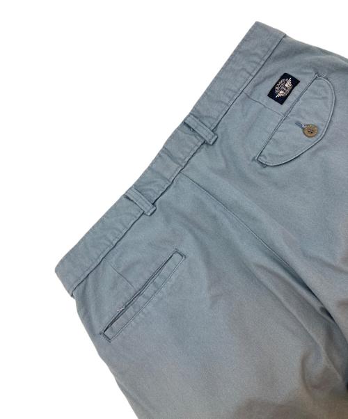 DOCKERS（ドッカーズ）DOCKERS (ドッカーズ) タックパンツ ブルー サイズ:34×31の古着・服飾アイテム