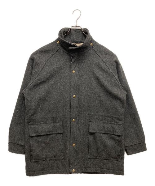 WOOLRICH（ウールリッチ）WOOLRICH (ウールリッチ) 80sウール混コート グレー サイズ:Lの古着・服飾アイテム