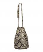 MARCO MASIマルコマージ）の古着「巾着ショルダーバッグ」｜ブラウン