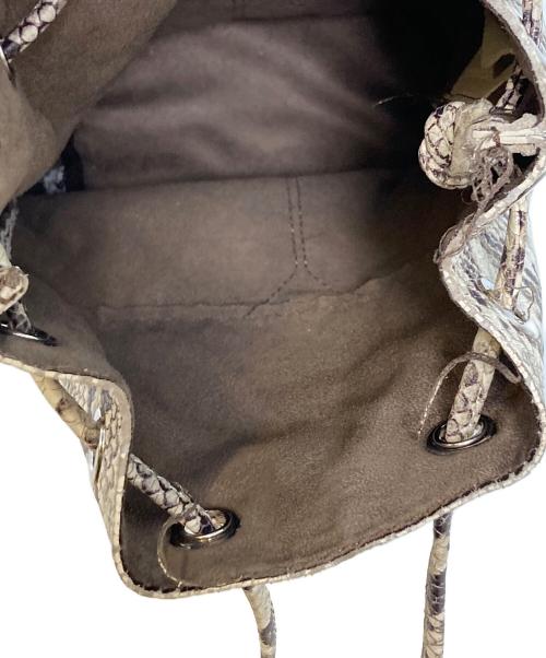 MARCO MASI（マルコマージ）MARCO MASI (マルコマージ) 巾着ショルダーバッグ ブラウンの古着・服飾アイテム