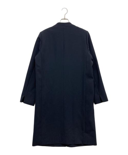 PLST（プラステ）PLST (プラステ) ノーカラーコート ネイビー サイズ:Lの古着・服飾アイテム