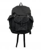 stussyステューシー）の古着「ダブルバックルバックパック」｜ブラック