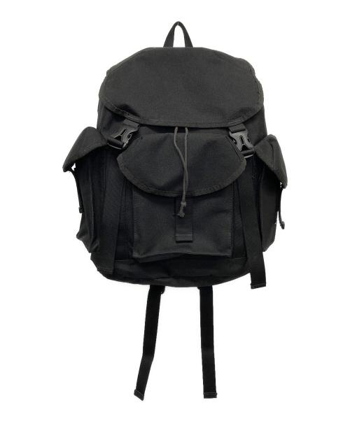 stussy（ステューシー）stussy (ステューシー) ダブルバックルバックパック ブラックの古着・服飾アイテム