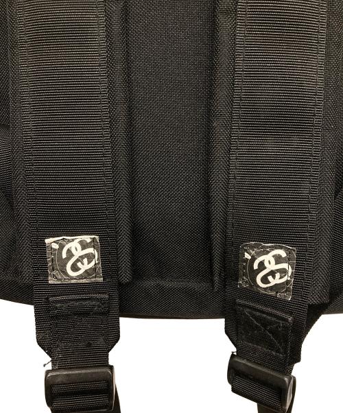 stussy（ステューシー）stussy (ステューシー) ダブルバックルバックパック ブラックの古着・服飾アイテム