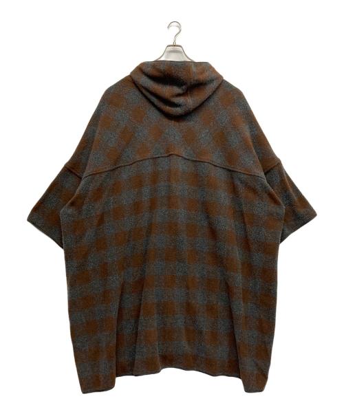 UNFIL（アンフィル）unfil (アンフィル) ウールコート ブラウン サイズ:1の古着・服飾アイテム