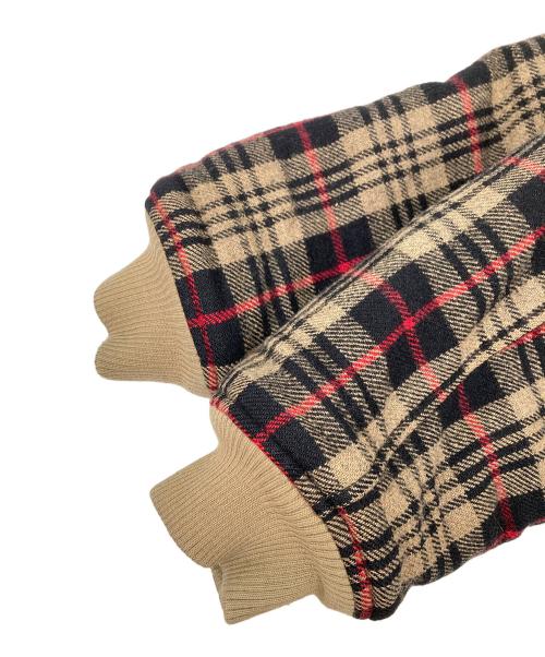 stussy（ステューシー）stussy (ステューシー) ショーンフォントロゴ刺繍ウールスタジャン ブラウン サイズ:Lの古着・服飾アイテム