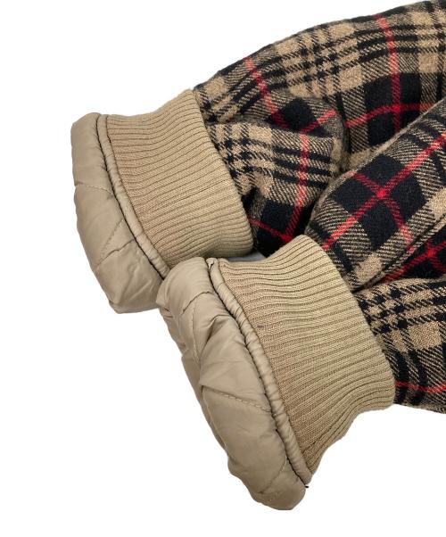 stussy（ステューシー）stussy (ステューシー) ショーンフォントロゴ刺繍ウールスタジャン ブラウン サイズ:Lの古着・服飾アイテム