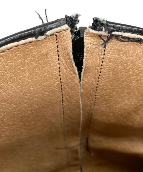 古着（フルギ）古着 (フルギ) サイドジップレザーウエスタンブーツ ブラック サイズ:9.5の古着・服飾アイテム