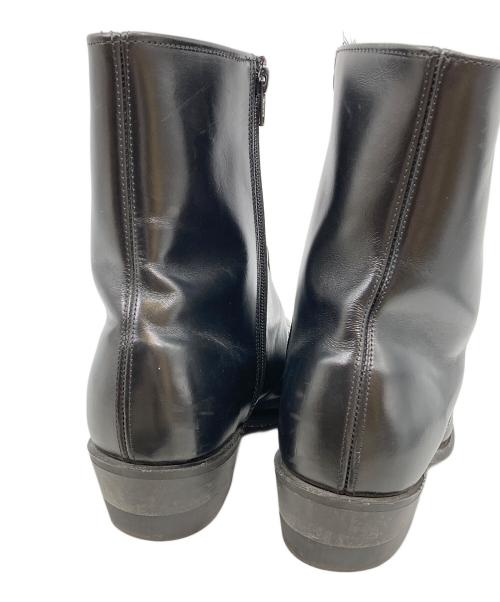古着（フルギ）古着 (フルギ) サイドジップレザーウエスタンブーツ ブラック サイズ:9.5の古着・服飾アイテム