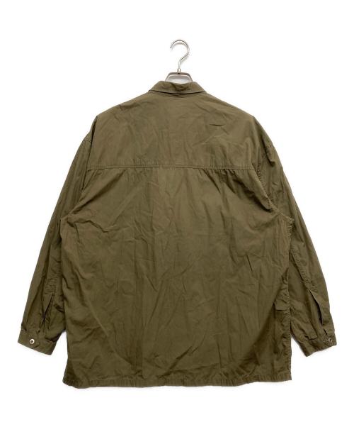 E.TAUTZ（イートーツ）E.TAUTZ (イートーツ) LINEMAN SHIRT カーキ サイズ:Mの古着・服飾アイテム