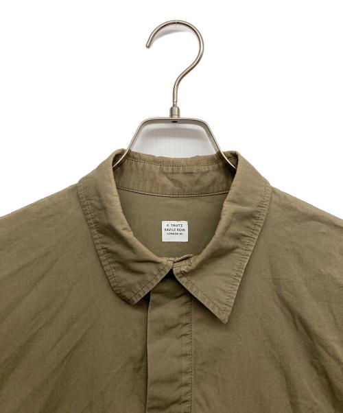 E.TAUTZ（イートーツ）E.TAUTZ (イートーツ) LINEMAN SHIRT カーキ サイズ:Mの古着・服飾アイテム