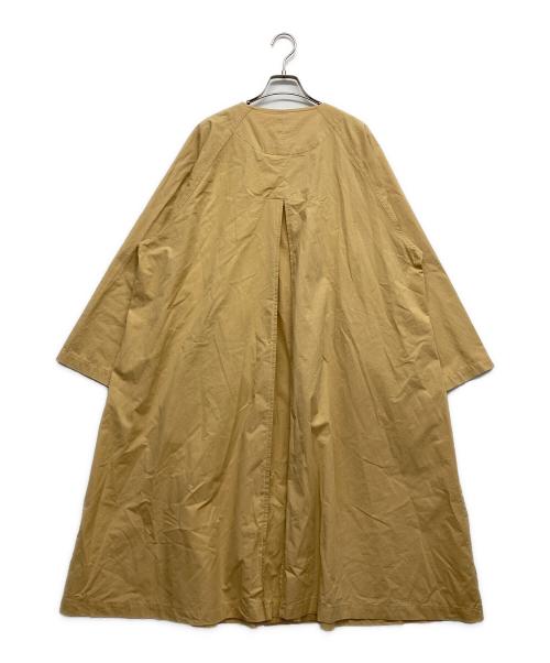 tumugu（ツムグ）tumugu (ツムグ) ハイカウントコットンツイルコート ベージュ サイズ:Fの古着・服飾アイテム