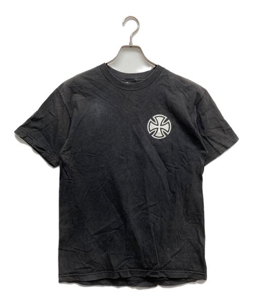 INDEPENDENT（インディペンデント）INDEPENDENT (インディペンデント) プリントTシャツ ブラック サイズ:Mの古着・服飾アイテム