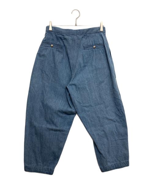 THE NORTHFACE PURPLELABEL（ザ・ノースフェイス パープルレーベル）THE NORTHFACE PURPLELABEL (ザ・ノースフェイス パープルレーベル) Denim Field Wide Cropped Pants インディゴ サイズ:30の古着・服飾アイテム