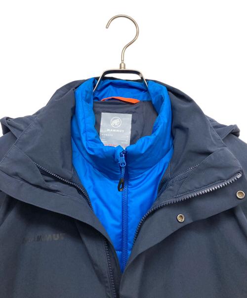 MAMMUT（マムート）MAMMUT (マムート) Trovat 3 in 1 HS Hooded Jacket ネイビー サイズ:XLの古着・服飾アイテム