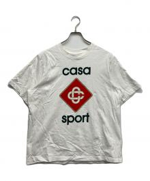 CASABLANCA（カサブランカ）の古着「ロゴプリントTシャツ」｜ホワイト