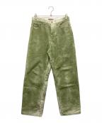 stussyステューシー）の古着「SPRAY DYE BIG OL JEANS」｜グリーン