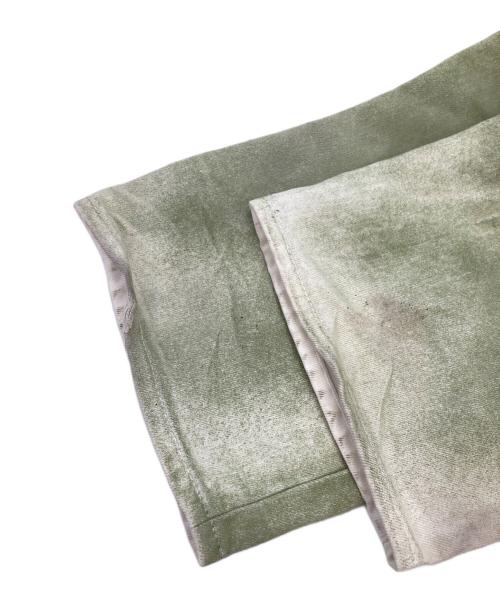 stussy（ステューシー）stussy (ステューシー) SPRAY DYE BIG OL JEANS グリーン サイズ:W28の古着・服飾アイテム