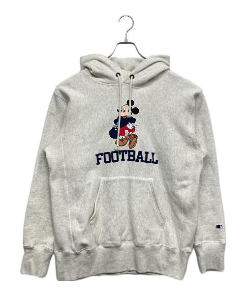 Champion（チャンピオン）Champion (チャンピオン) フーデッドスウェットシャツ グレー サイズ:XLの古着・服飾アイテム