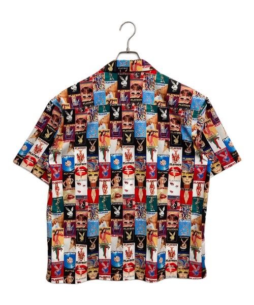 PLAY BOY（プレイボーイ）PLAY BOY (プレイボーイ) 半袖シャツ レッド サイズ:Mの古着・服飾アイテム
