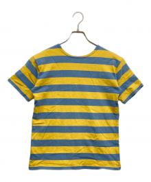 WAREHOUSE（ウエアハウス）の古着「ボーダーTシャツ」｜イエロー