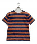 WAREHOUSEウエアハウス）の古着「ボーダーTシャツ」｜ブラウン