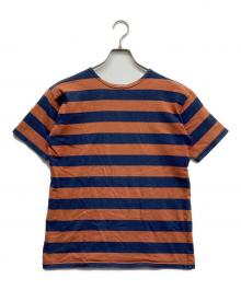 WAREHOUSE（ウエアハウス）の古着「ボーダーTシャツ」｜ブラウン