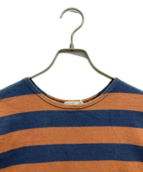 WAREHOUSE（ウエアハウス）WAREHOUSE (ウエアハウス) ボーダーTシャツ ブラウン サイズ:38の古着・服飾アイテム