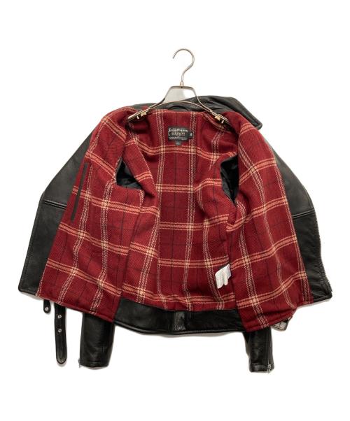 Schott（ショット）Schott (ショット) ニューネイキッド５ボディーポケットライダース ブラック サイズ:36の古着・服飾アイテム