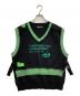 TAKA ORIGINAL（タカ オリジナル）の古着「INTERNET KNIT VEST」｜ブラック