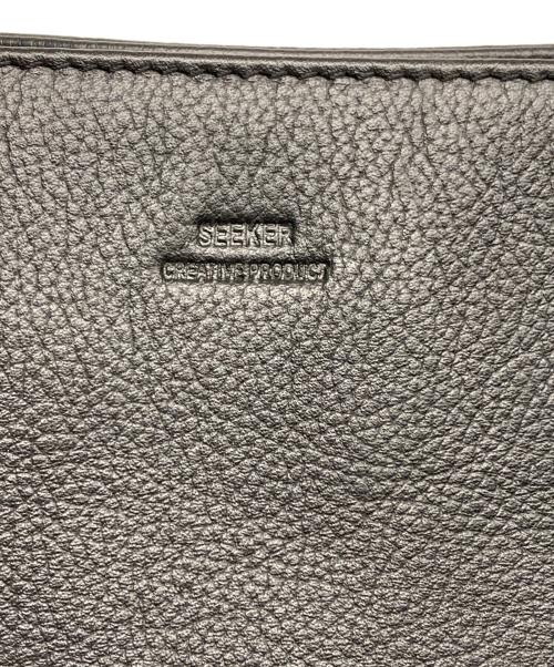 SEEKER（シーカー）SEEKER (シーカー) レザートートバッグ ブラックの古着・服飾アイテム