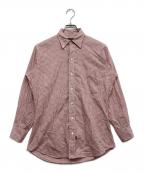 IKE BEHARアイクベーハ）の古着「ボタンダウンシャツ」｜レッド
