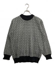 MAGLIFICIO FLORENCE（マグリフィチオ・フィレンツェ）の古着「クルーネックニット」｜ブラック