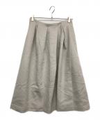 Nobleノーブル）の古着「フレアスカート」｜ベージュ