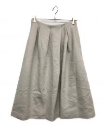 Noble（ノーブル）の古着「フレアスカート」｜ベージュ