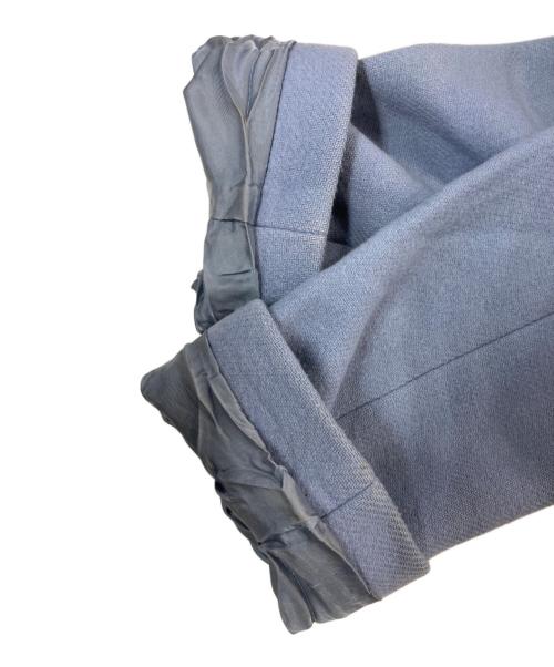 ANAYI（アナイ）ANAYI (アナイ) ノーカラーコート ブルー サイズ:38の古着・服飾アイテム