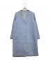 ANAYI（アナイ）の古着「ノーカラーコート」｜ブルー