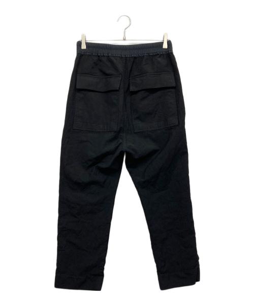 RICK OWENS（リックオウエンス）RICK OWENS (リックオウエンス) ドローストリングアステアパンツ ブラック サイズ:46の古着・服飾アイテム