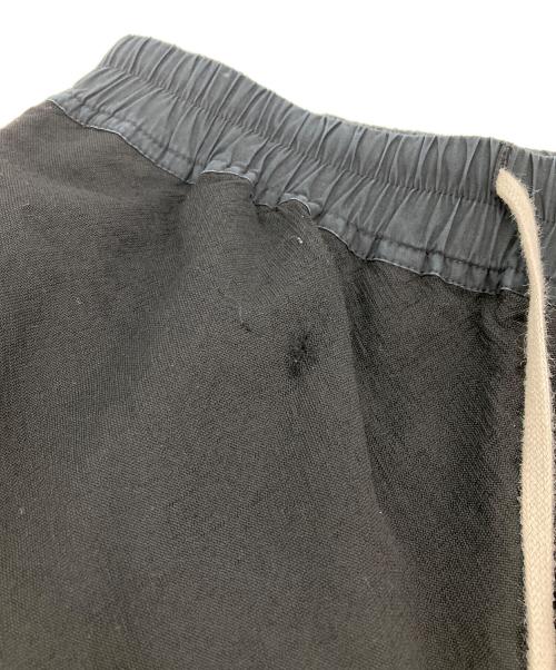 RICK OWENS（リックオウエンス）RICK OWENS (リックオウエンス) ドローストリングアステアパンツ ブラック サイズ:46の古着・服飾アイテム