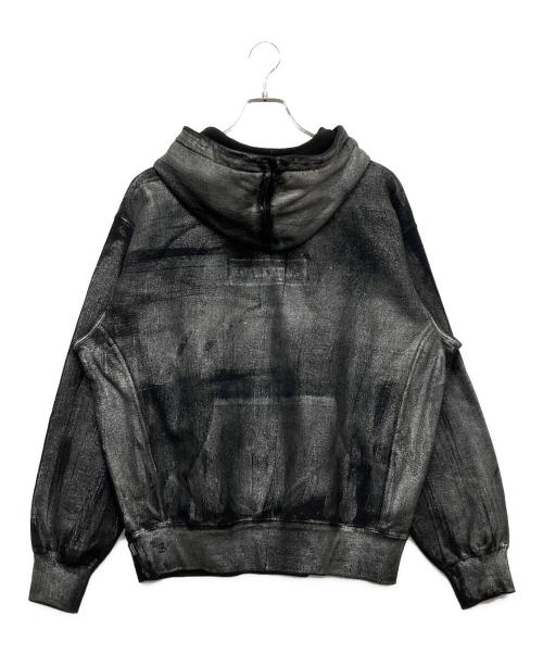 SUPREME（シュプリーム）Supreme (シュプリーム) MM6 Maison Margiela (エムエムシックスメゾンマルジェラ) Foil Box Logo Hooded Sweatshirt ブラック サイズ:Sの古着・服飾アイテム