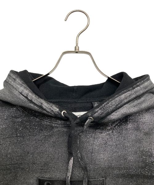 SUPREME（シュプリーム）Supreme (シュプリーム) MM6 Maison Margiela (エムエムシックスメゾンマルジェラ) Foil Box Logo Hooded Sweatshirt ブラック サイズ:Sの古着・服飾アイテム