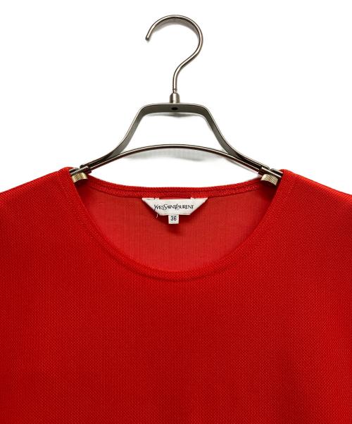 Yves Saint Laurent（イヴサンローラン）Yves Saint Laurent (イヴサンローラン) 半袖カットソー オレンジ サイズ:36の古着・服飾アイテム