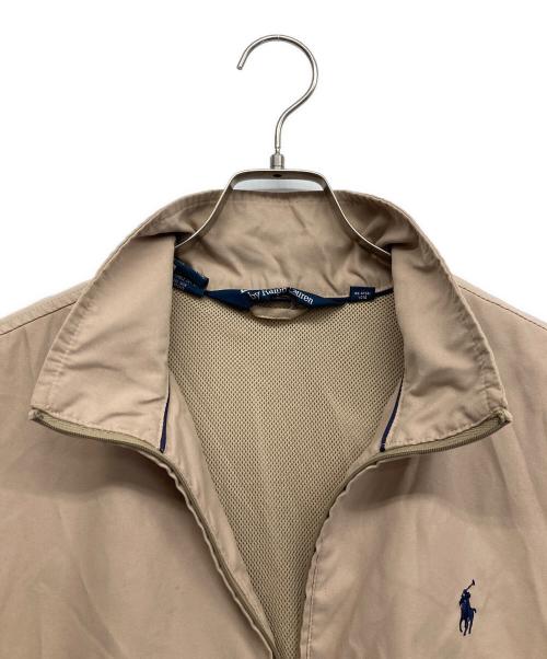 POLO RALPH LAUREN（ポロ・ラルフローレン）POLO RALPH LAUREN (ポロ・ラルフローレン) ハーフジップジャケット ベージュ サイズ:Mの古着・服飾アイテム