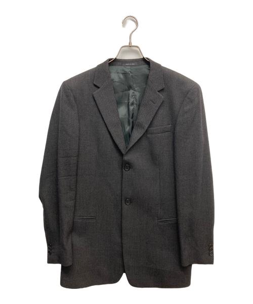 EMPORIO ARMANI（エンポリオ アルマーニ）EMPORIO ARMANI (エンポリオ アルマーニ) テーラードジャケット ブラック サイズ:48の古着・服飾アイテム